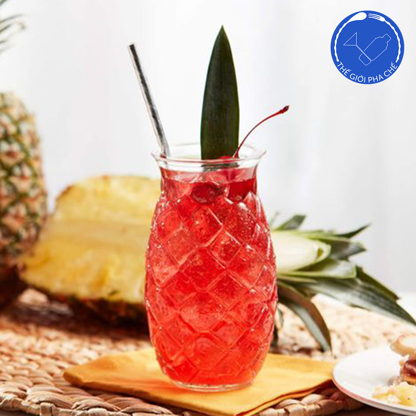 Ly thuy tinh Quả dứa TQ (Bộ 6c) 500ml - Ch101