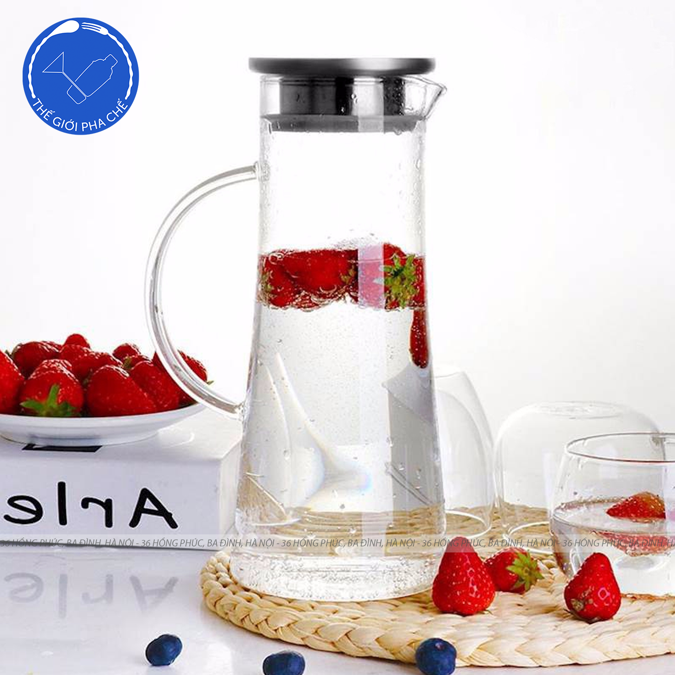Bình thủy tinh nắp thiếc (Cái) 1,3L - TR0079 - Trung Quốc - 6