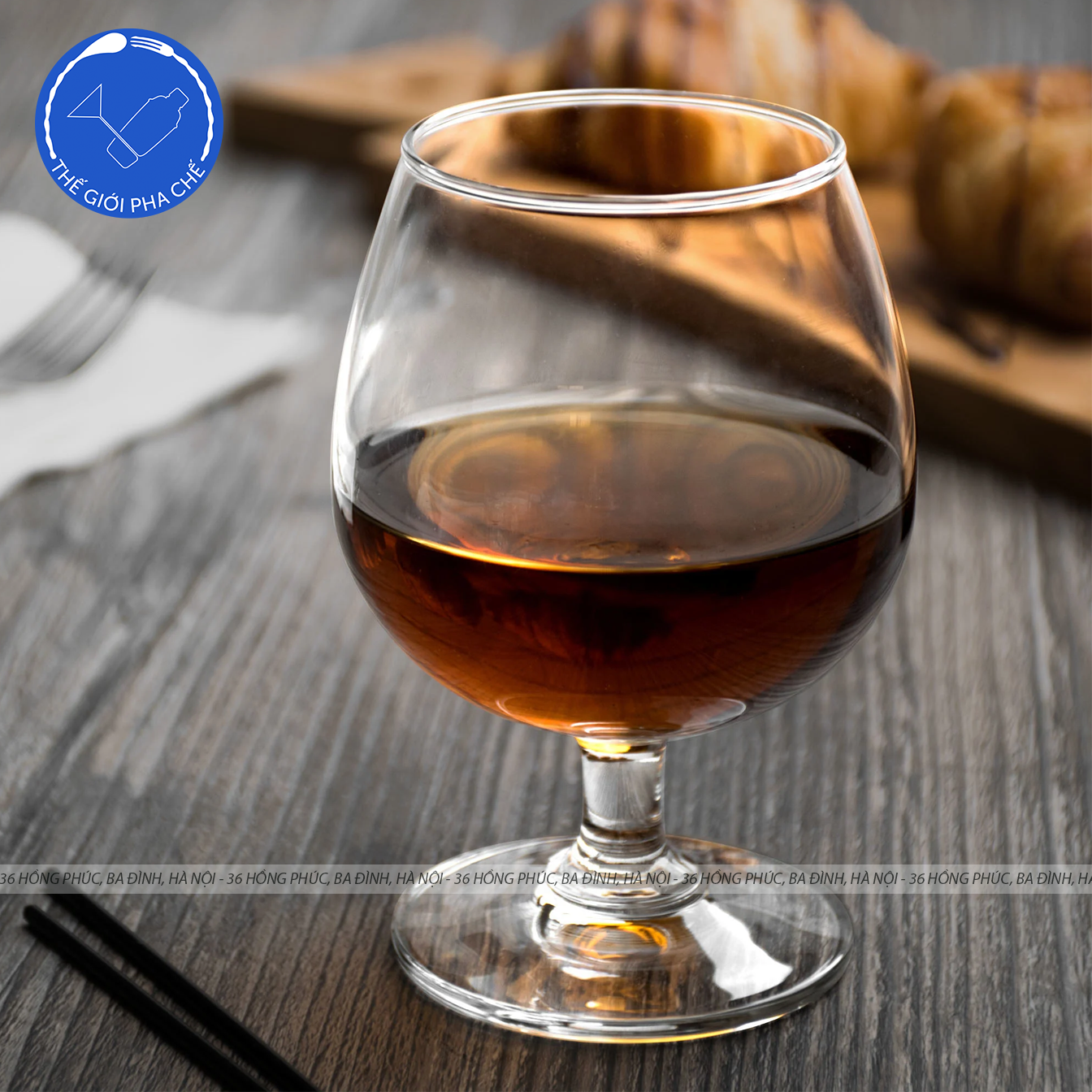 Ly thủy tinh Ocean Classic Brandy  (Bộ 6c) 340ml - 1501X12 - TH Thái Lan - 2