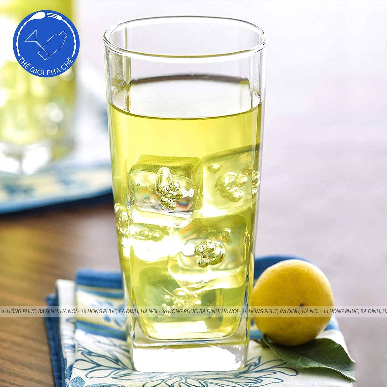 Ly thủy tinh Ocean Plaza vuông cao (Bộ 6c) 320ml - B11011 - TH Thái Lan - 8