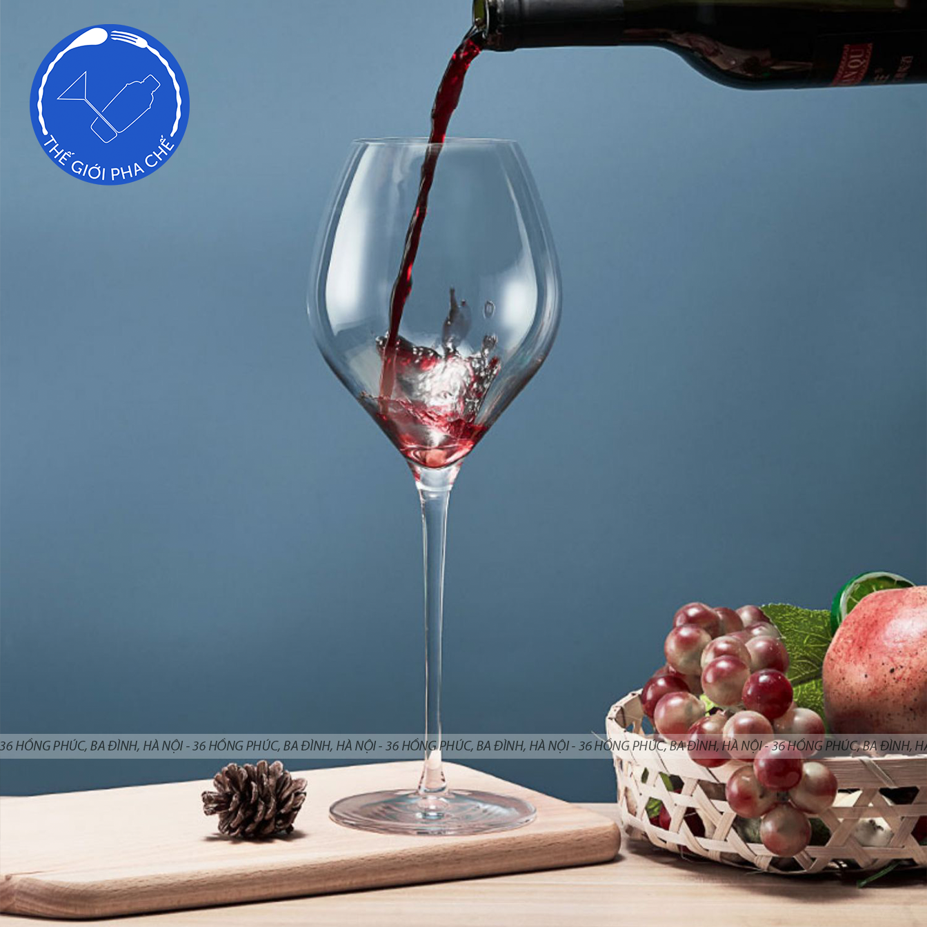 Ly thủy tinh Libbey Rivere Wine (Bộ 6c) 473ml - 9423 - TH Mỹ - 2