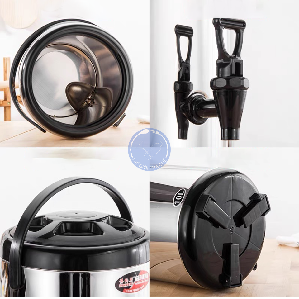 Bình ủ trà trơn xịn 6L, 8L, 10L, 12L - 3