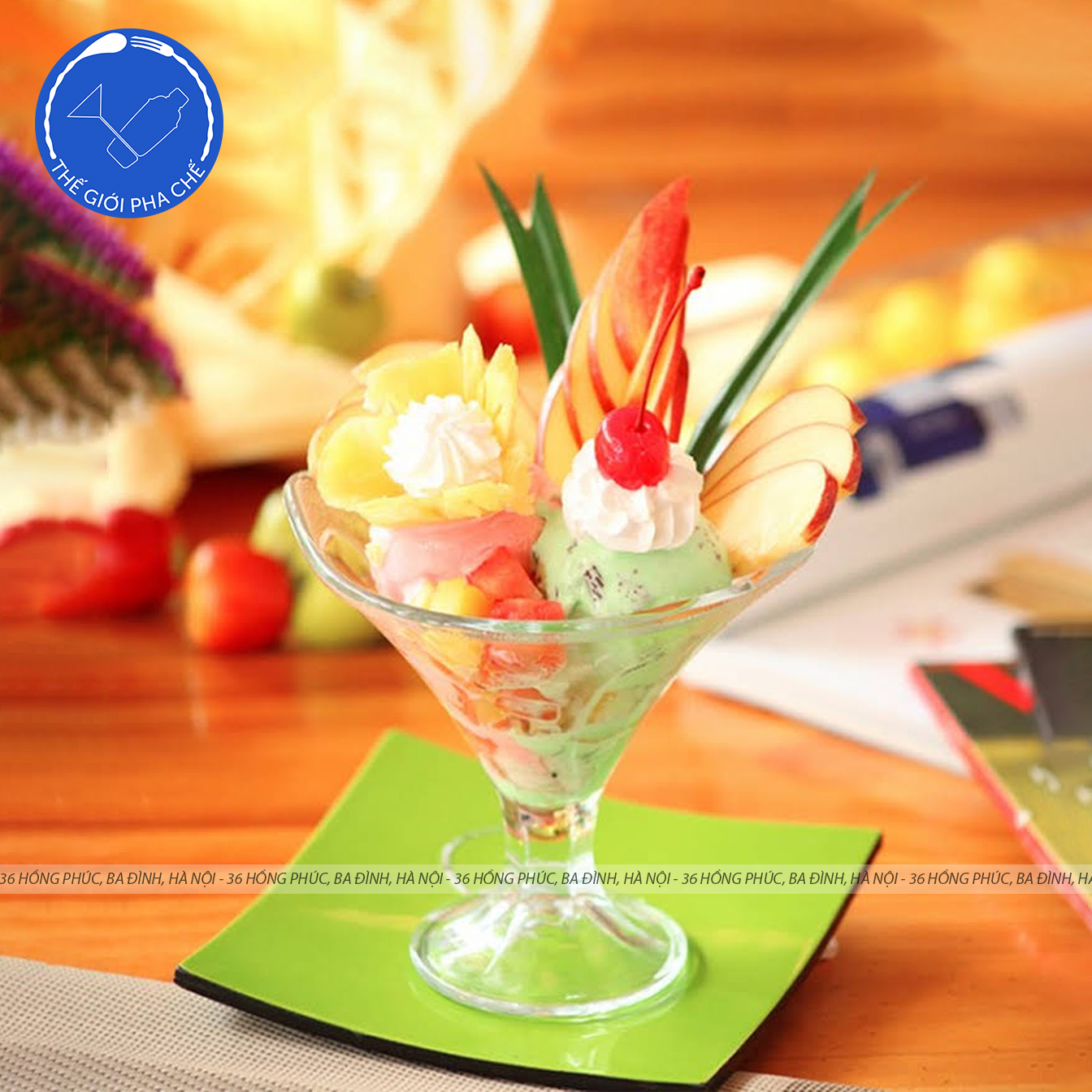Ly thủy tinh Pasabahce Manolya Ice Cream Cup (Bộ 6c) 301ml - 51328 - TH Thổ Nhĩ Kỳ - 3