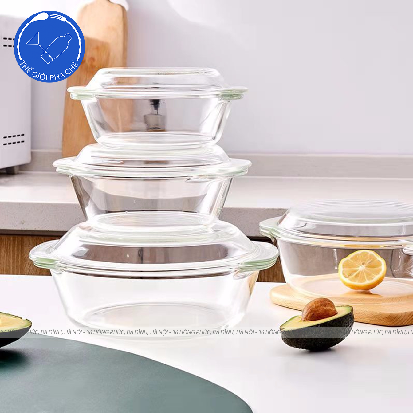 Bộ 3 nồi thủy tinh (Bộ) - 159021 - SX Thổ Nhĩ Kỳ - 2