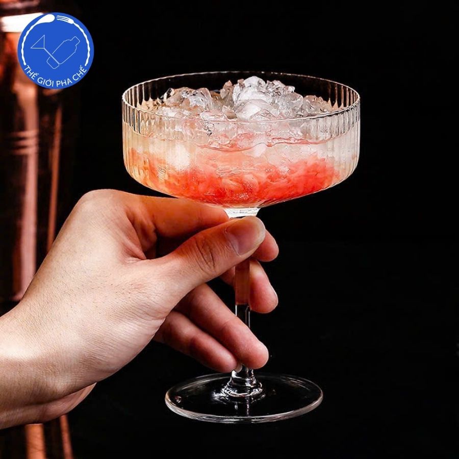 Ly cocktail kẻ CH106 Bộ 6 cái 250ml - 2
