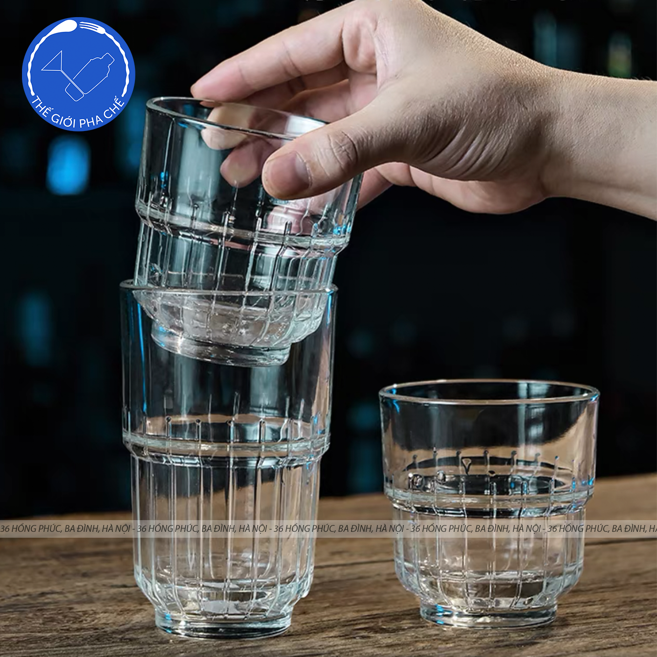 Ly thủy tinh Libbey Linq Rocks (Bộ 12c) 266ml - 16077 - TH Mỹ - 8
