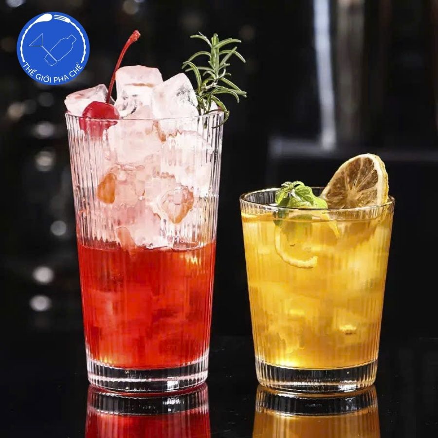Ly thủy tinh kẻ sọc (Bộ 6c) 370ml - 314T - Trung Quốc - 2