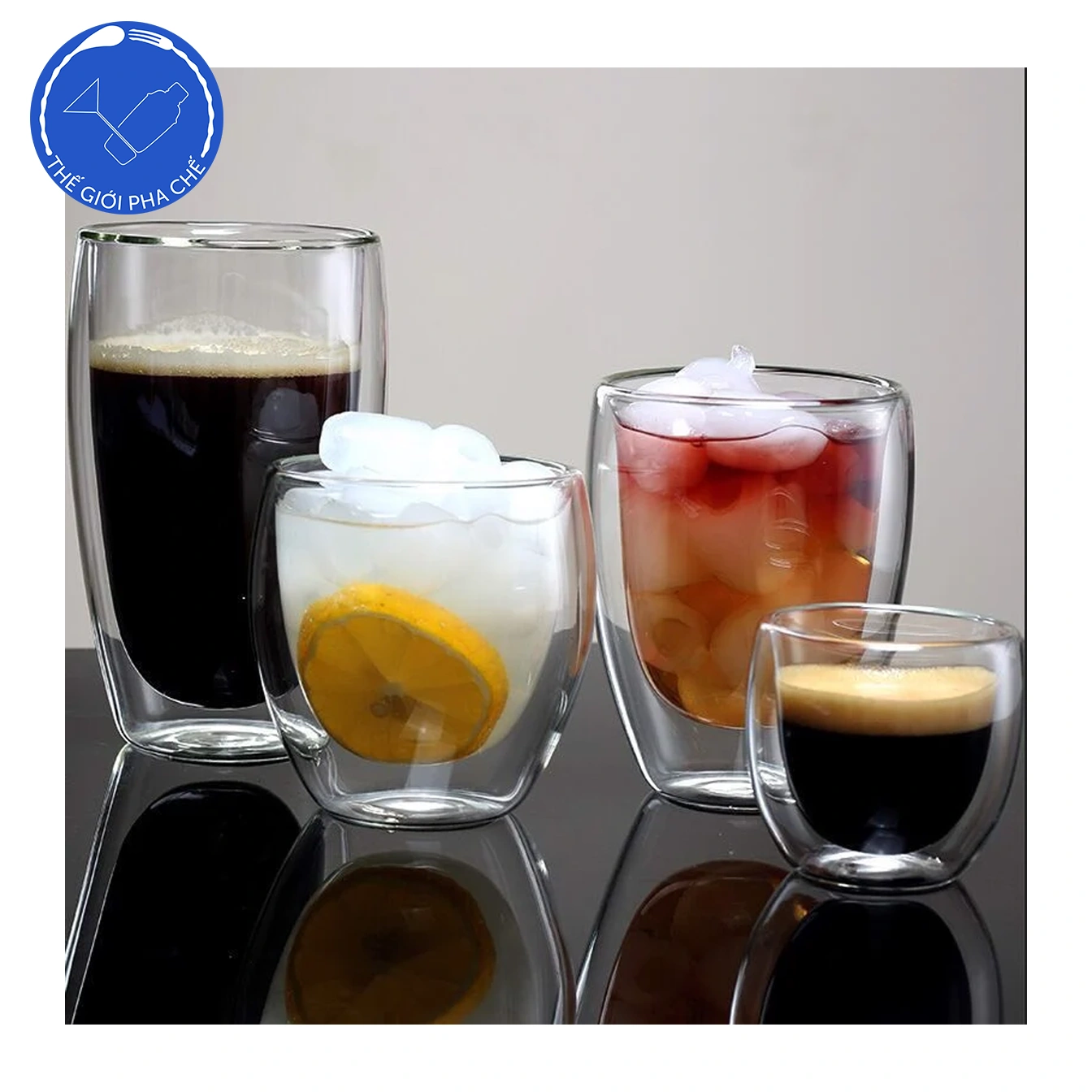 Cốc hai lớp chịu nhiệt