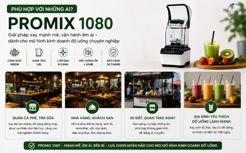 M&aacute;y xay Promix 1080 ph&ugrave; hợp với ai