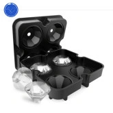 Khuôn Silicon Đá Viên Dáng Kim Cương