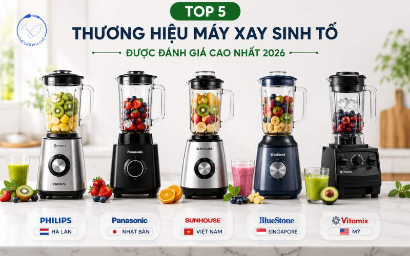 [Top 5] Thương hiệu máy xay sinh tố tốt nhất hiện nay
