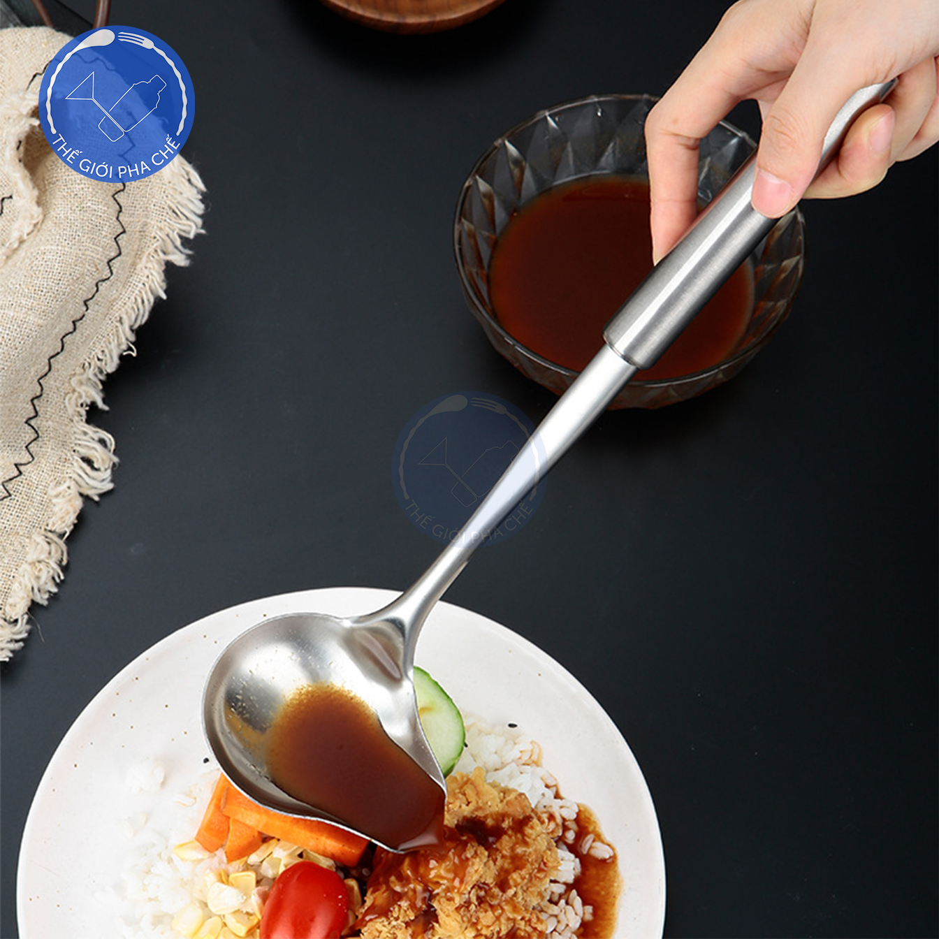 Muôi múc inox mỏ vịt - 9