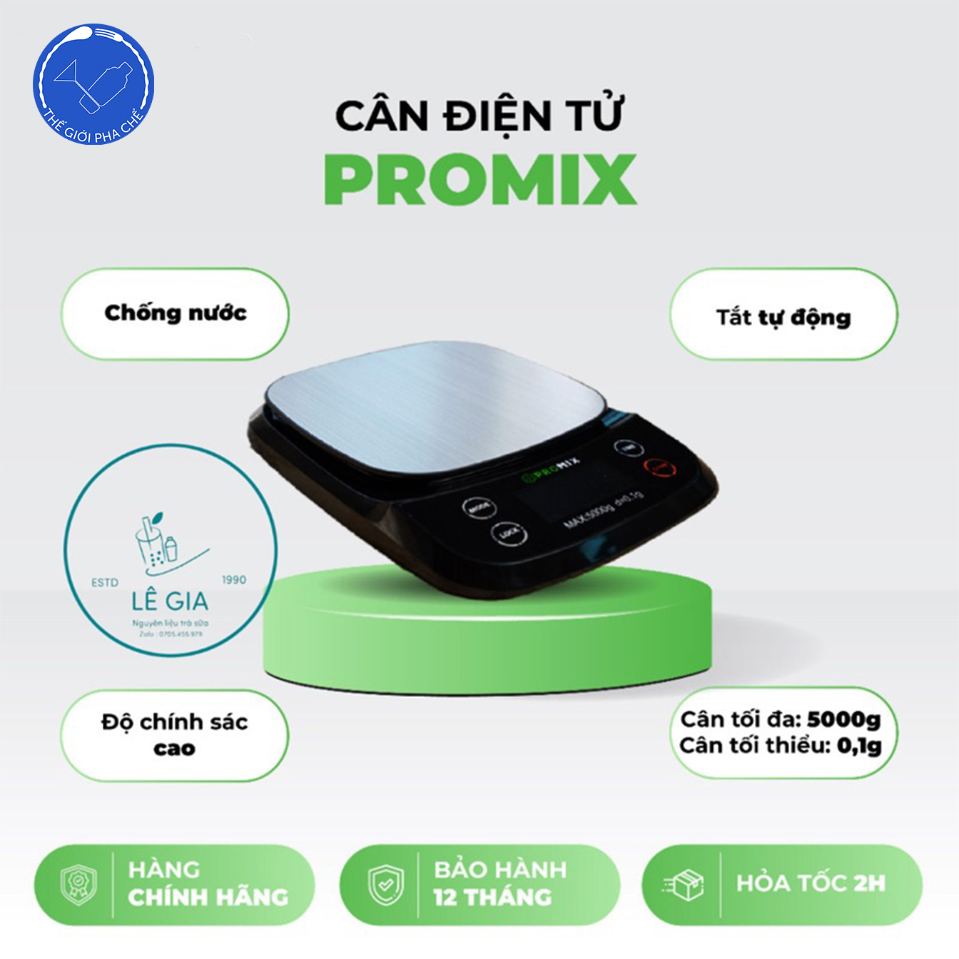 Cân điện tử chống nước Promix CDTP-06 - 3