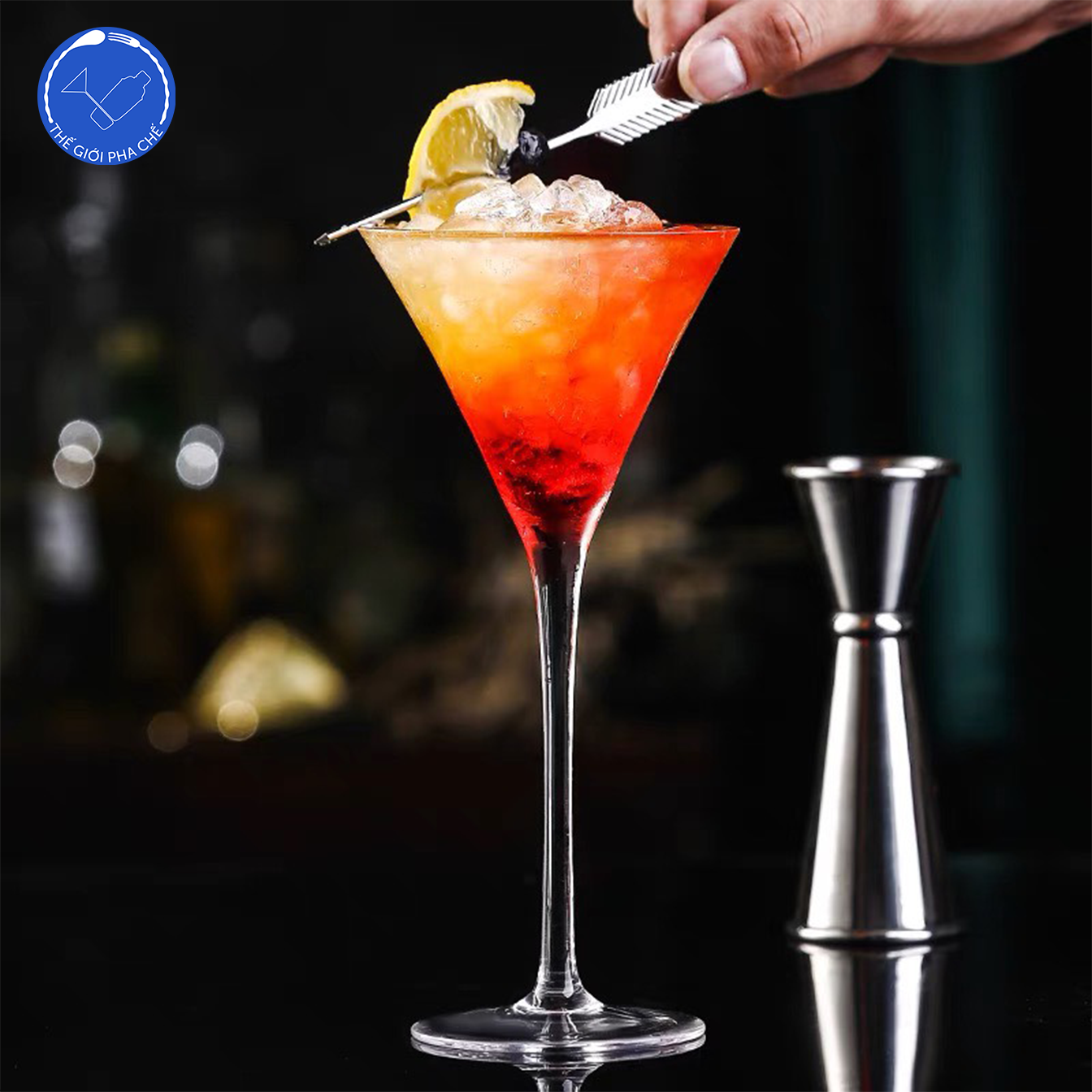 Ly Cocktail Chân Cao (Bộ 6 cái) 140ml - 8806 - 4