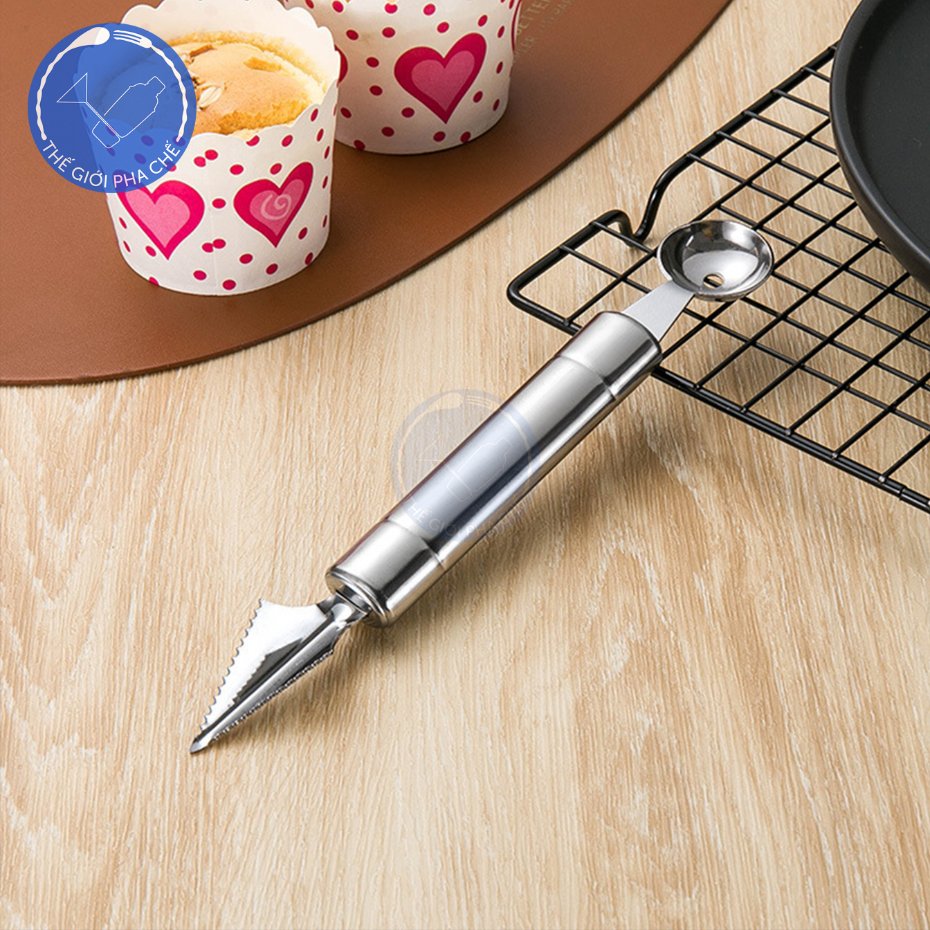 Tỉa & nạo hoa quả 21cm  - 3