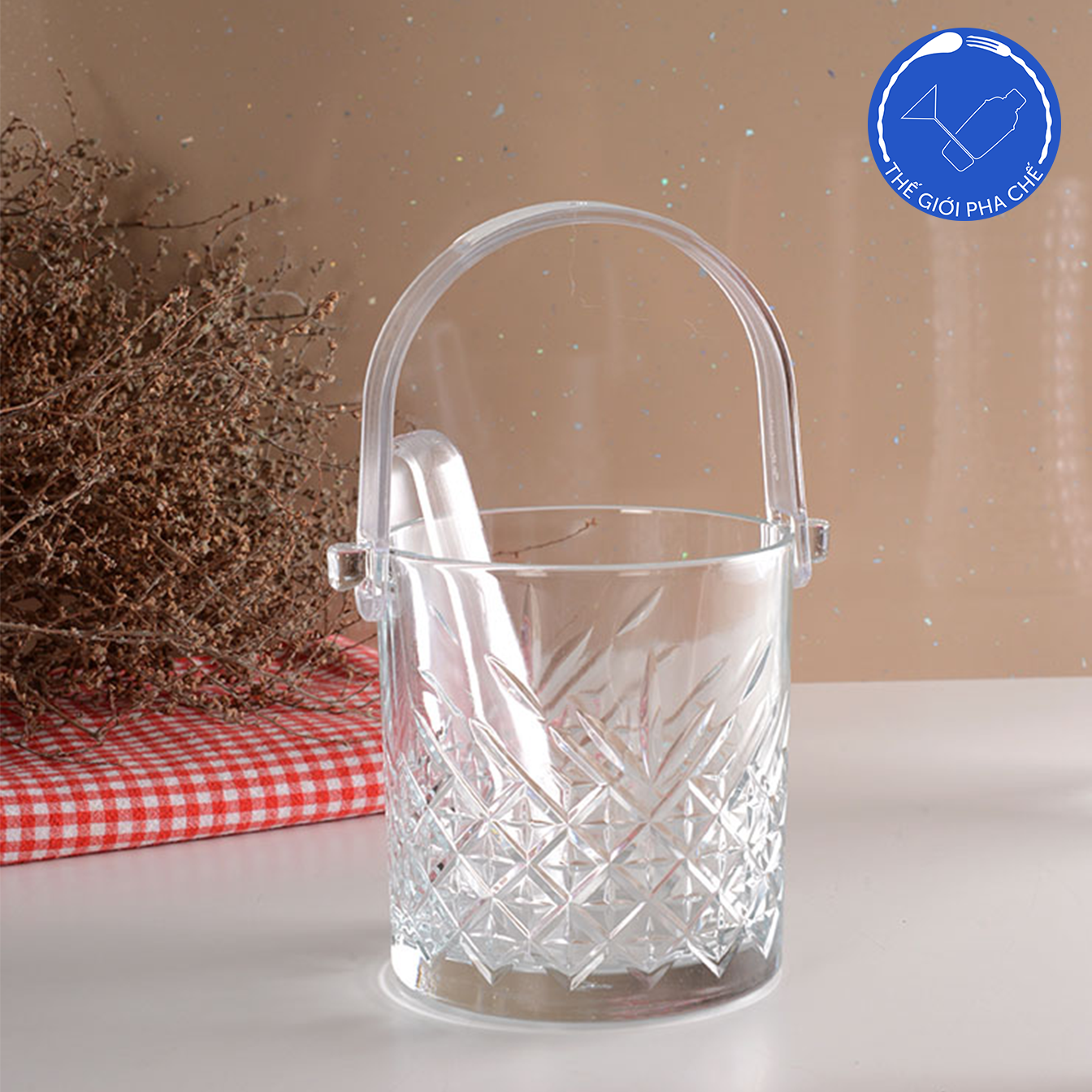 Xô đá thủy tinh Pasabahce Timeless Ice Bucket (Cái) 1000ml - 530068 - TH Thổ Nhĩ Kỳ - 3