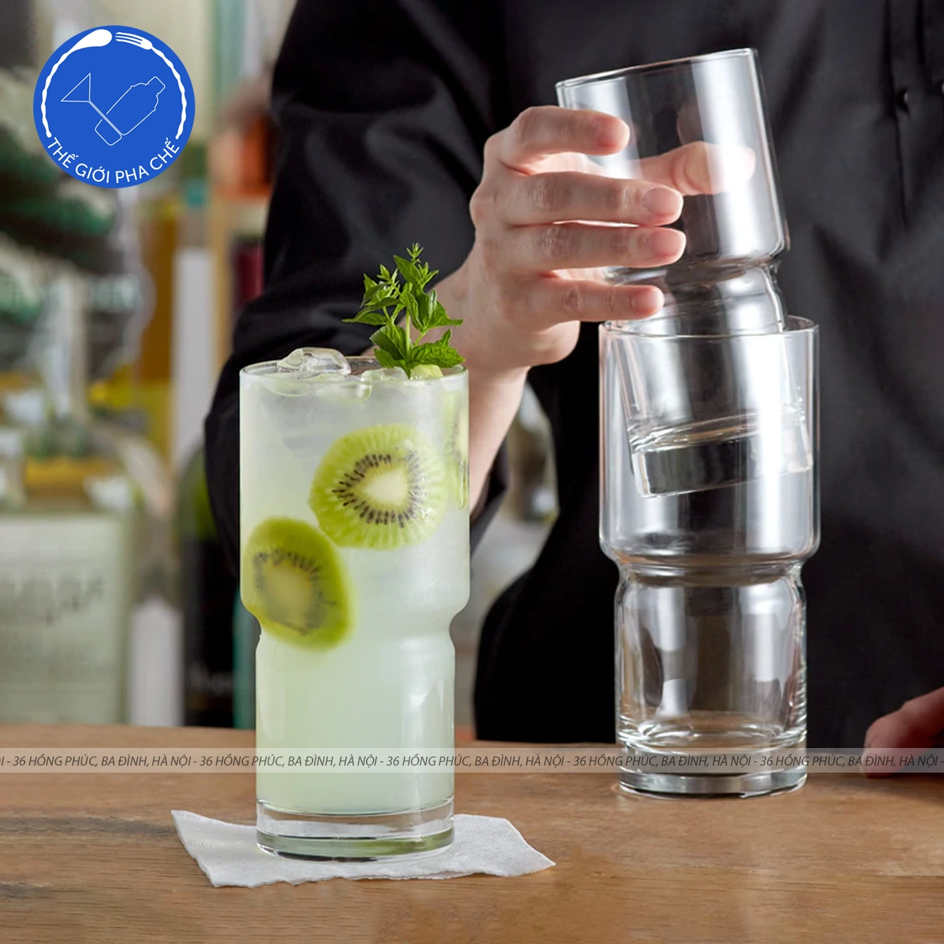 Ly thủy tinh Libbey Newton Beverage (Bộ 6c) 355ml - 12039 - TH Mỹ