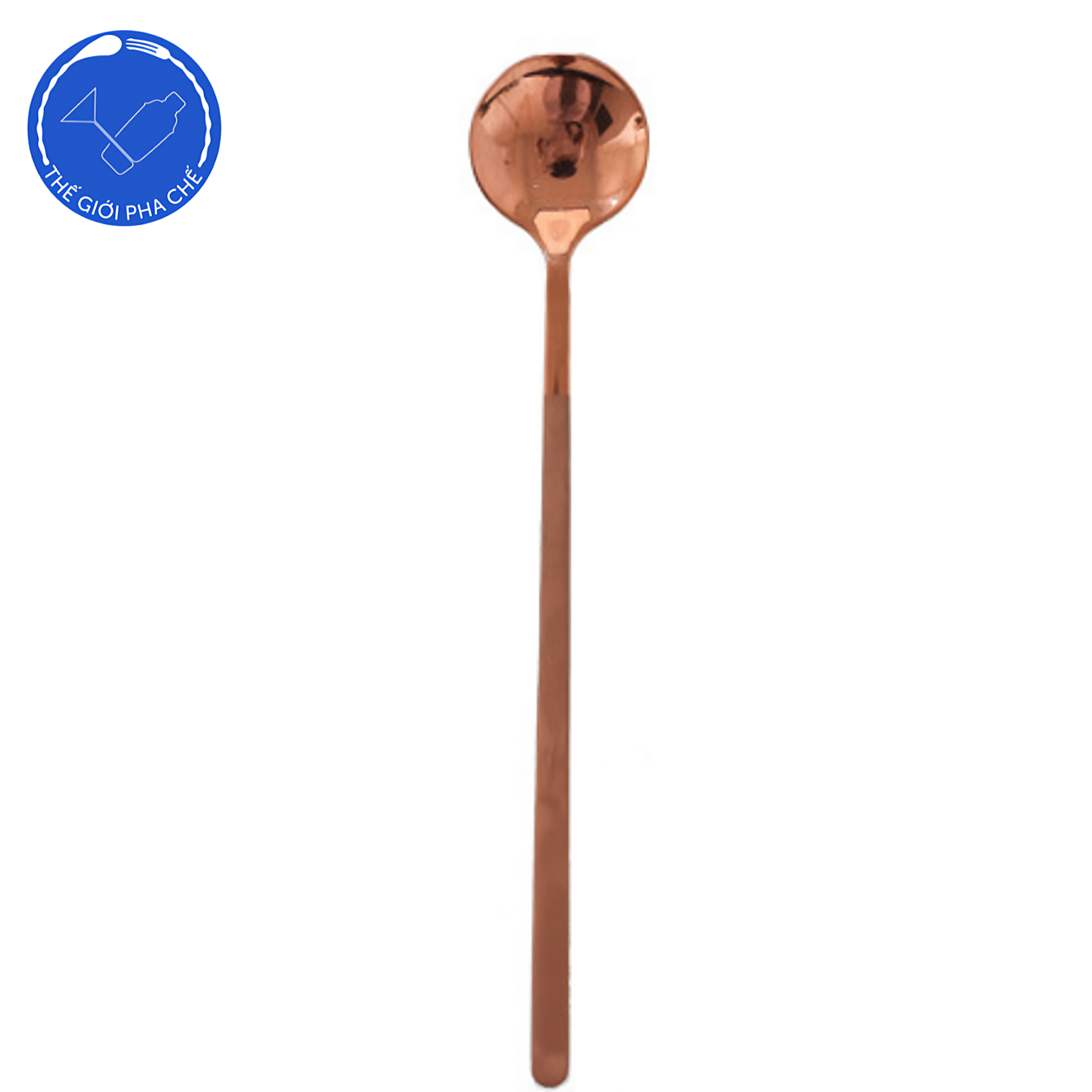 Thìa inox tròn dài màu (10c) - 6