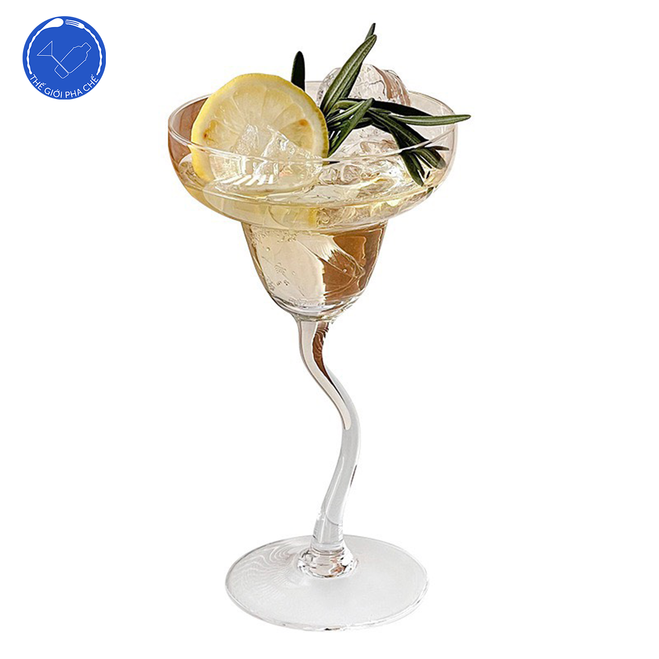 Ly Cocktail chân cong (Bộ 6 cái) 210ml - 2707