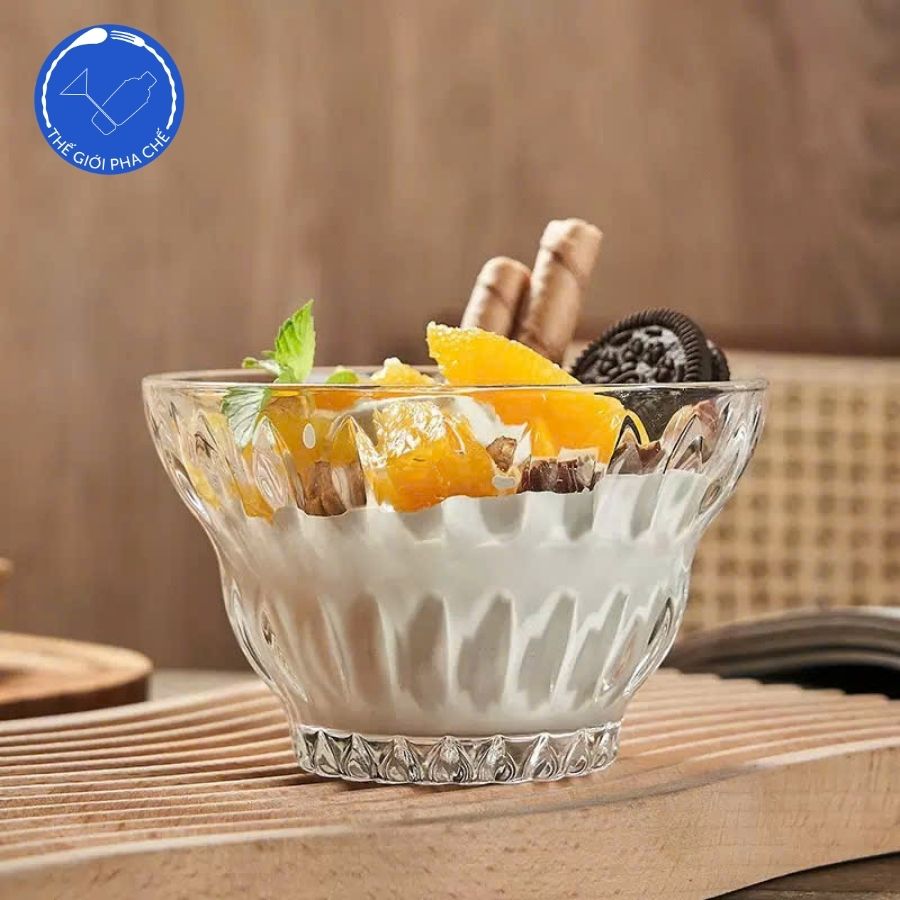 Chén khía kim cương I6992, I6691 Bộ 6 cái 310ml, 170ml