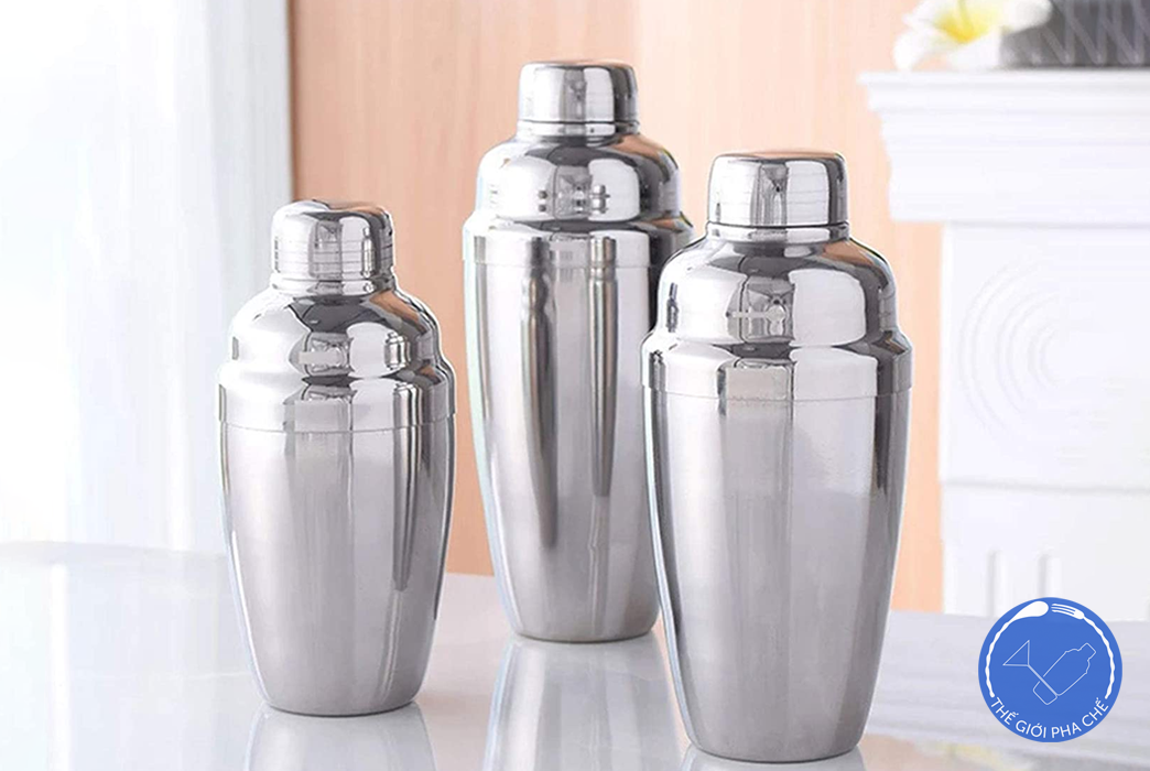 Bình lắc inox - shaker inox được làm hoàn toàn bằng chất liệu inox không rỉ