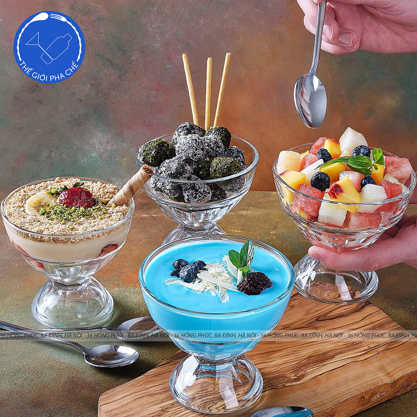 Ly thủy tinh Pasabahce Artic Ice Cream Cup (Bộ 6c) 315ml - 51108 - TH Thổ Nhĩ Kỳ - 6