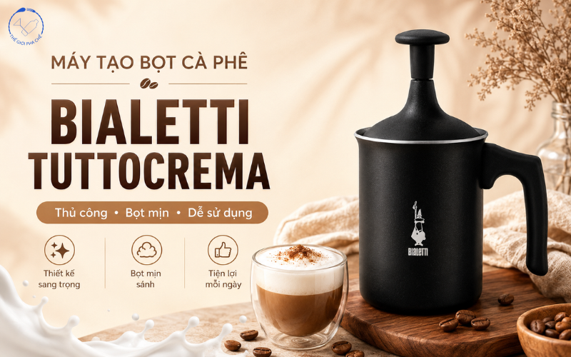 Máy tạo bọt Bialetti Tuttocrema