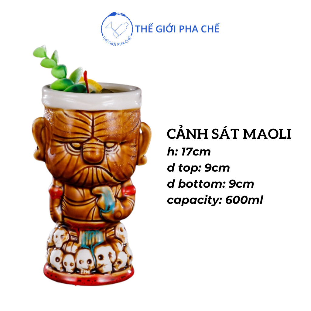 Ly Tiki Mug Cảnh sát Maoli - 6