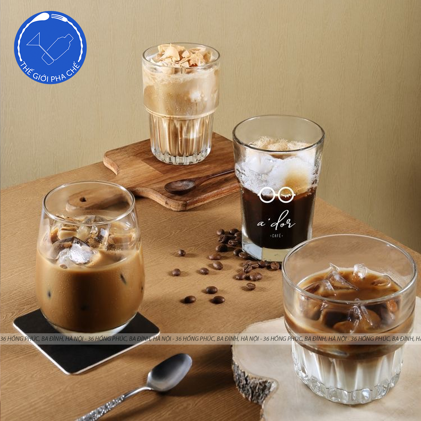 Ly thủy tinh có ngấn (Bộ 6c) 250ml - 1508 - 4