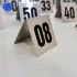 Thẻ số bàn inox (bộ) 1