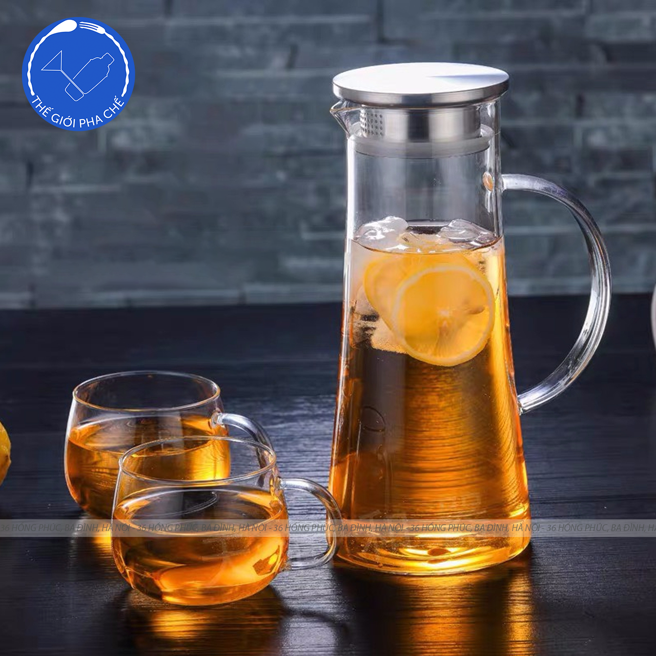 Bình thủy tinh nắp thiếc (Cái) 1,3L - TR0079 - Trung Quốc - 8