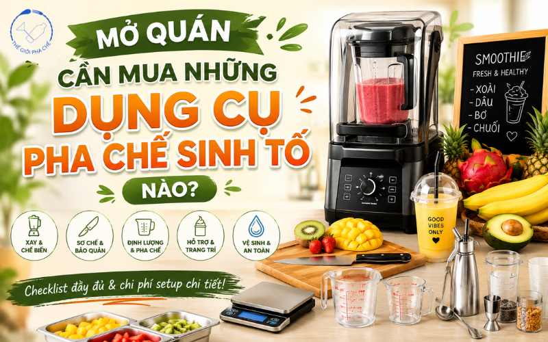 Dụng cụ pha chế sinh tố