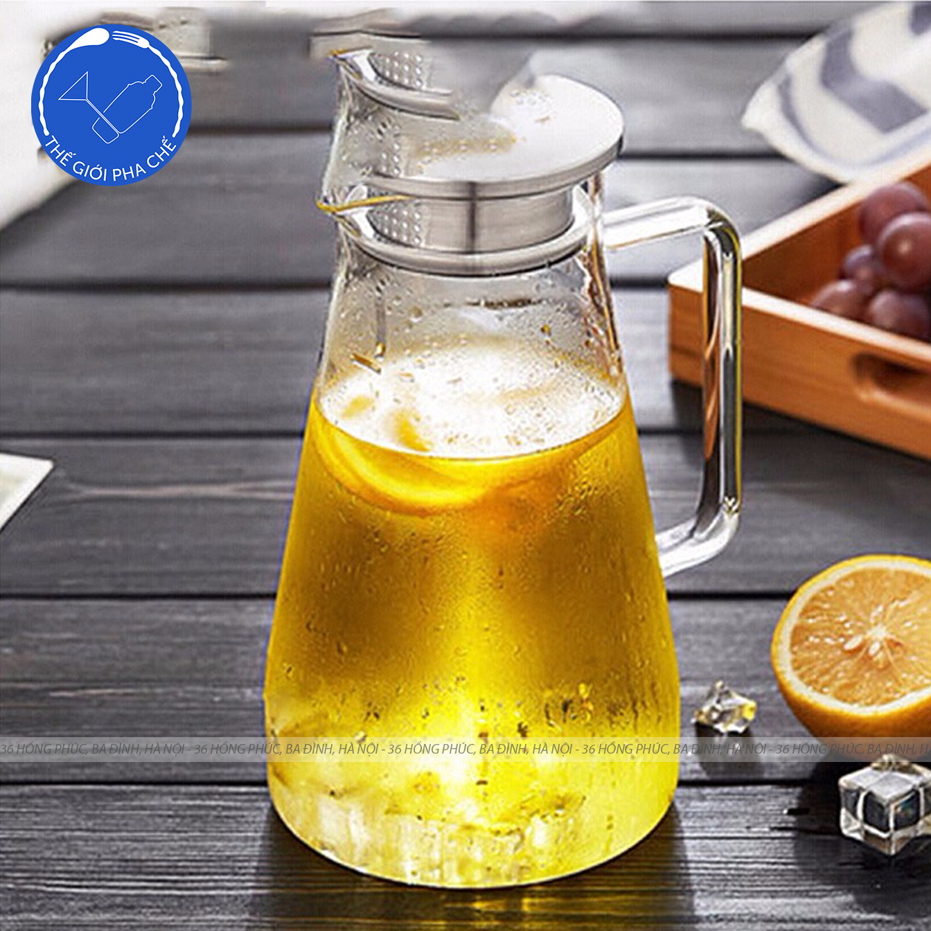 Bình thủy tinh nắp thiếc (Cái) 1,8L - TR0080 - Trung Quốc - 5