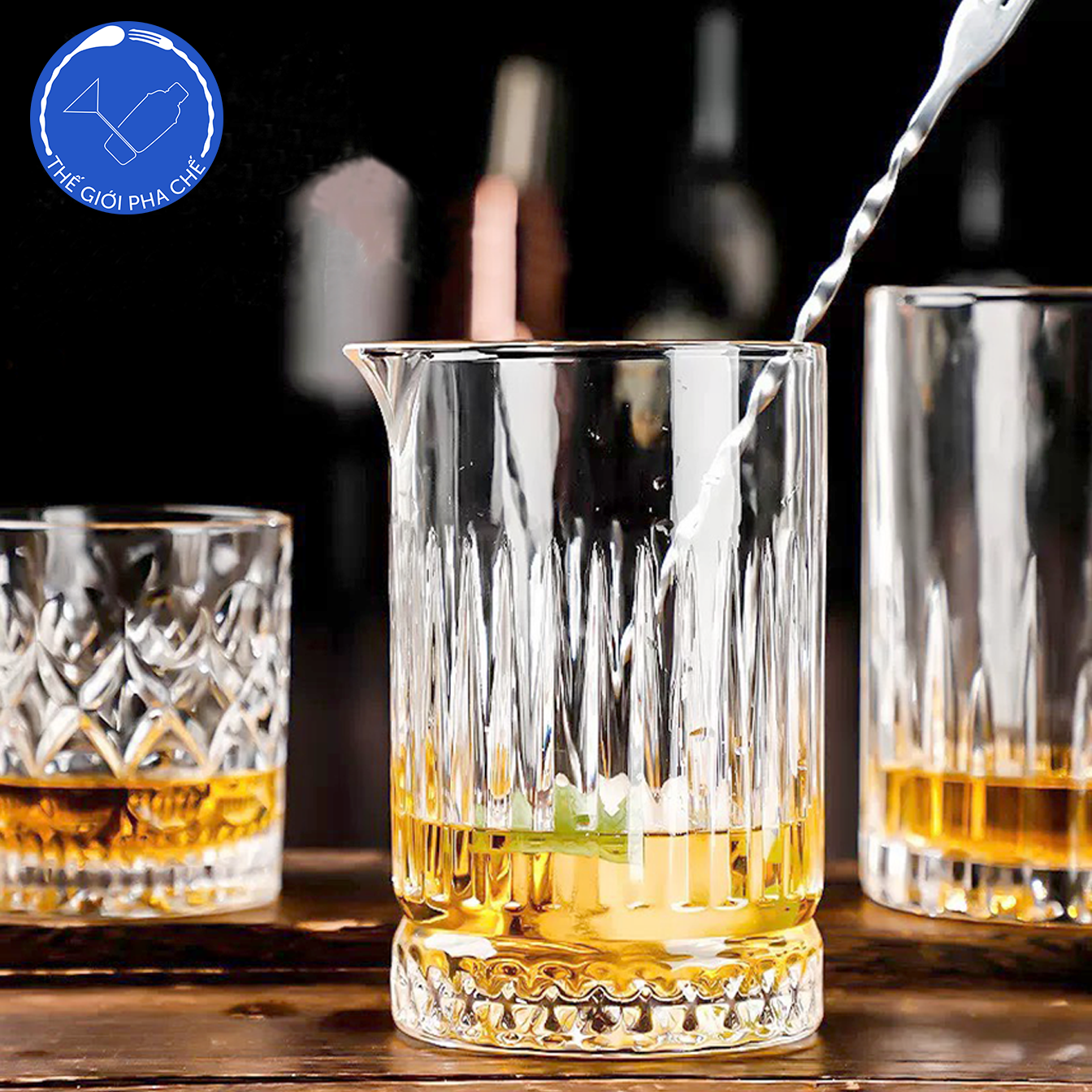 Bình Mixing Glass Kẻ Sọc (Cái) 750ml - CH059 - 2
