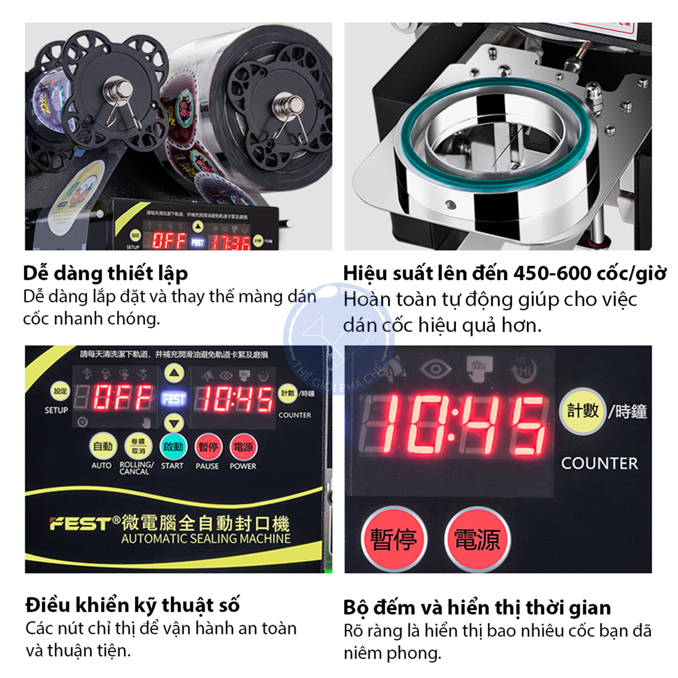 Máy dập cốc tự động FEST RC-995S - 6