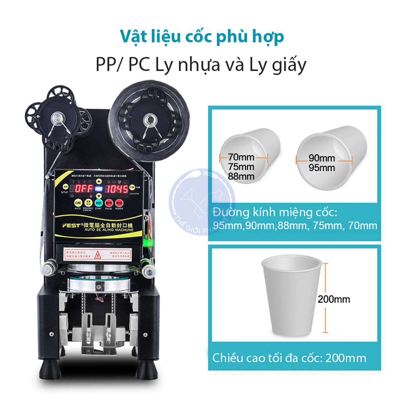 Máy dập cốc tự động FEST RC-995S - 5