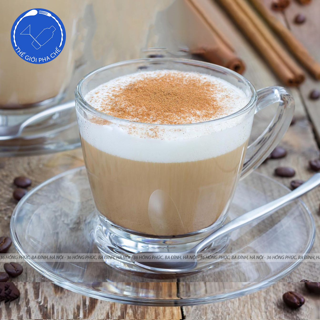 Ly thuỷ tinh Ocean Kenya Cappuccino Cup (Bộ 6c) 245ml - P01641 - P01671 - TH Thái Lan - 5
