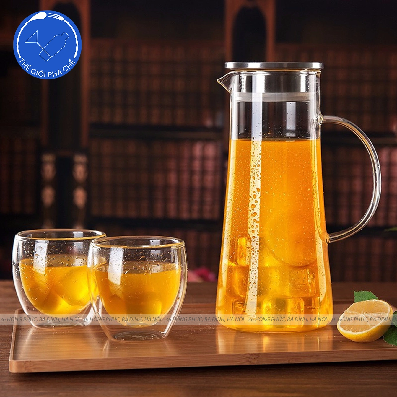 Bình thủy tinh nắp thiếc (Cái) 1,3L - TR0079 - Trung Quốc