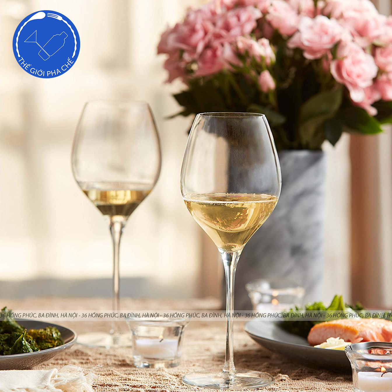 Ly thủy tinh Libbey Rivere Wine (Bộ 6c) 384ml - 9422 - Mỹ - 2