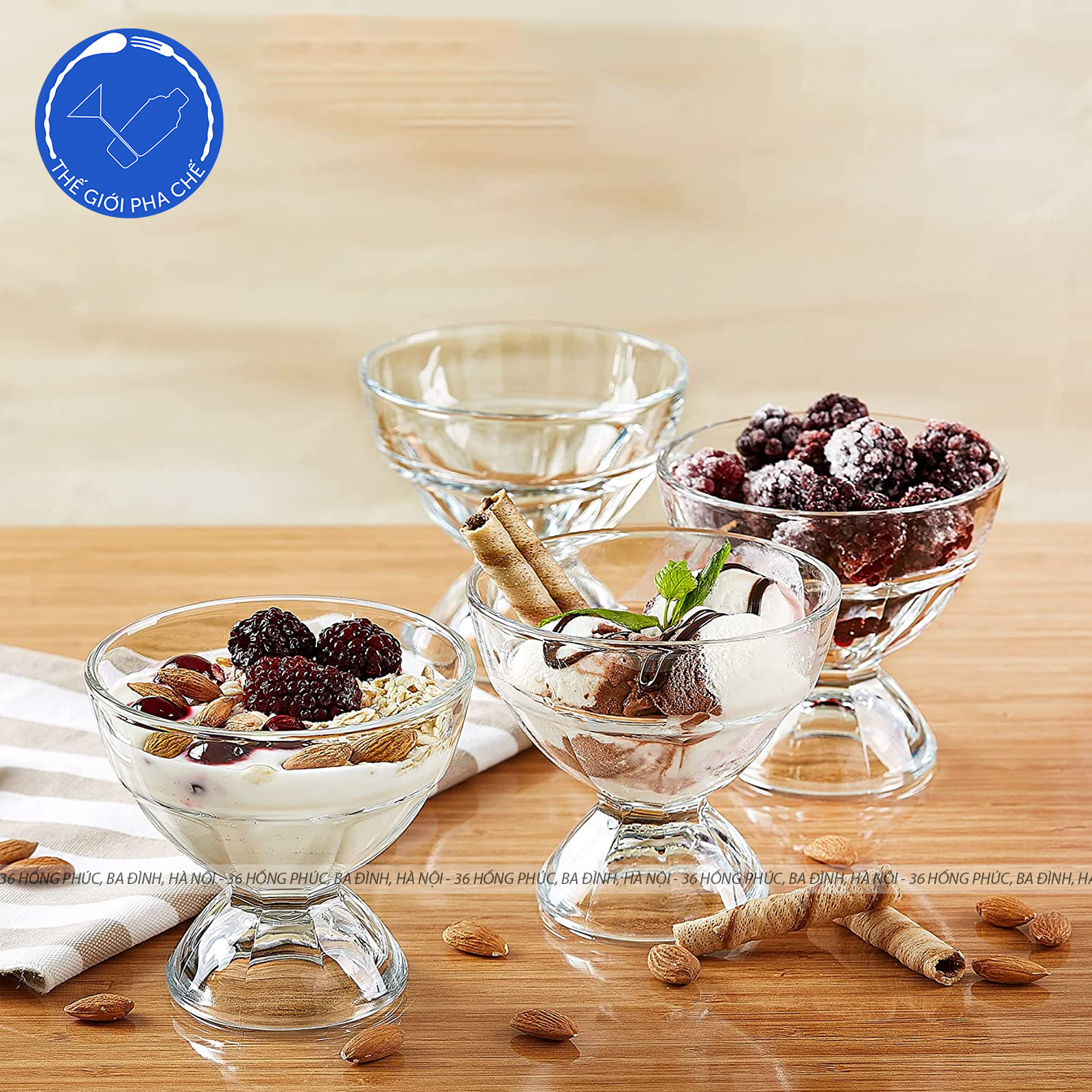 Ly thủy tinh Pasabahce Artic Ice Cream Cup (Bộ 6c) 315ml - 51108 - TH Thổ Nhĩ Kỳ - 7