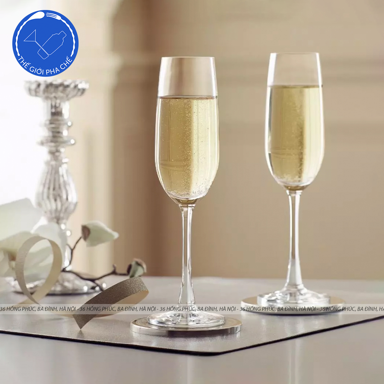 Ly thủy tinh Ocean Madison Flute Champagne  (Bộ 6c) 210ml - 015F07 - TH Thái Lan - 9