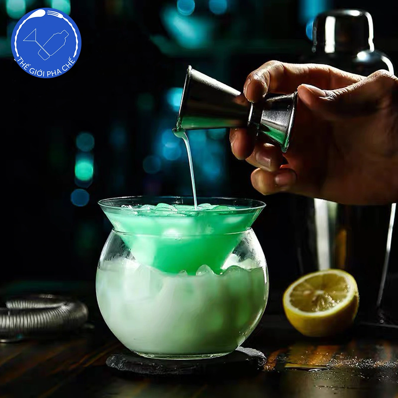 Ly Martini kèm bowl ủ đá 250ml  - 6680M