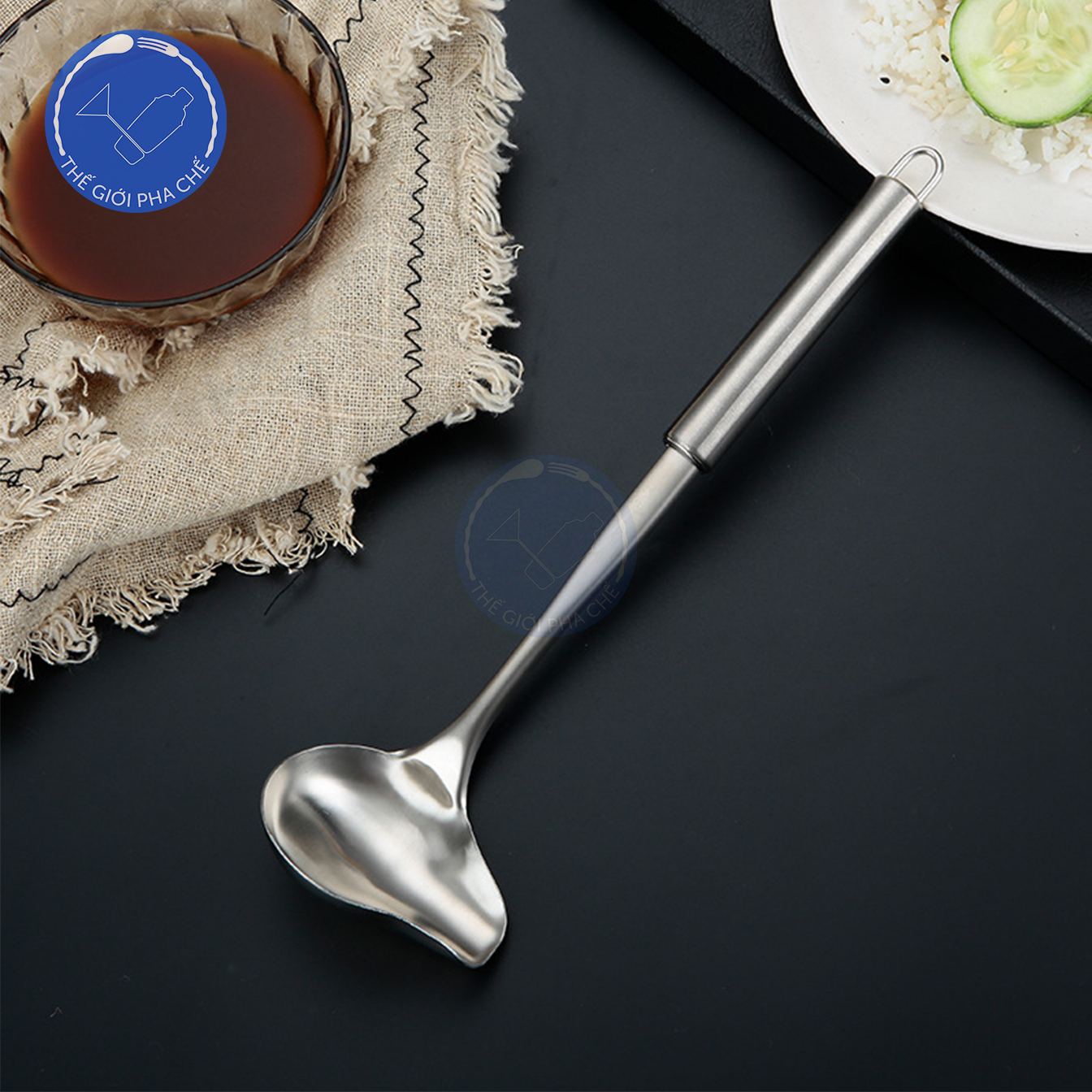 Muôi múc inox mỏ vịt - 7