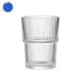 Cốc thủy tinh sọc có ngấn (Bộ 6c) 430ml