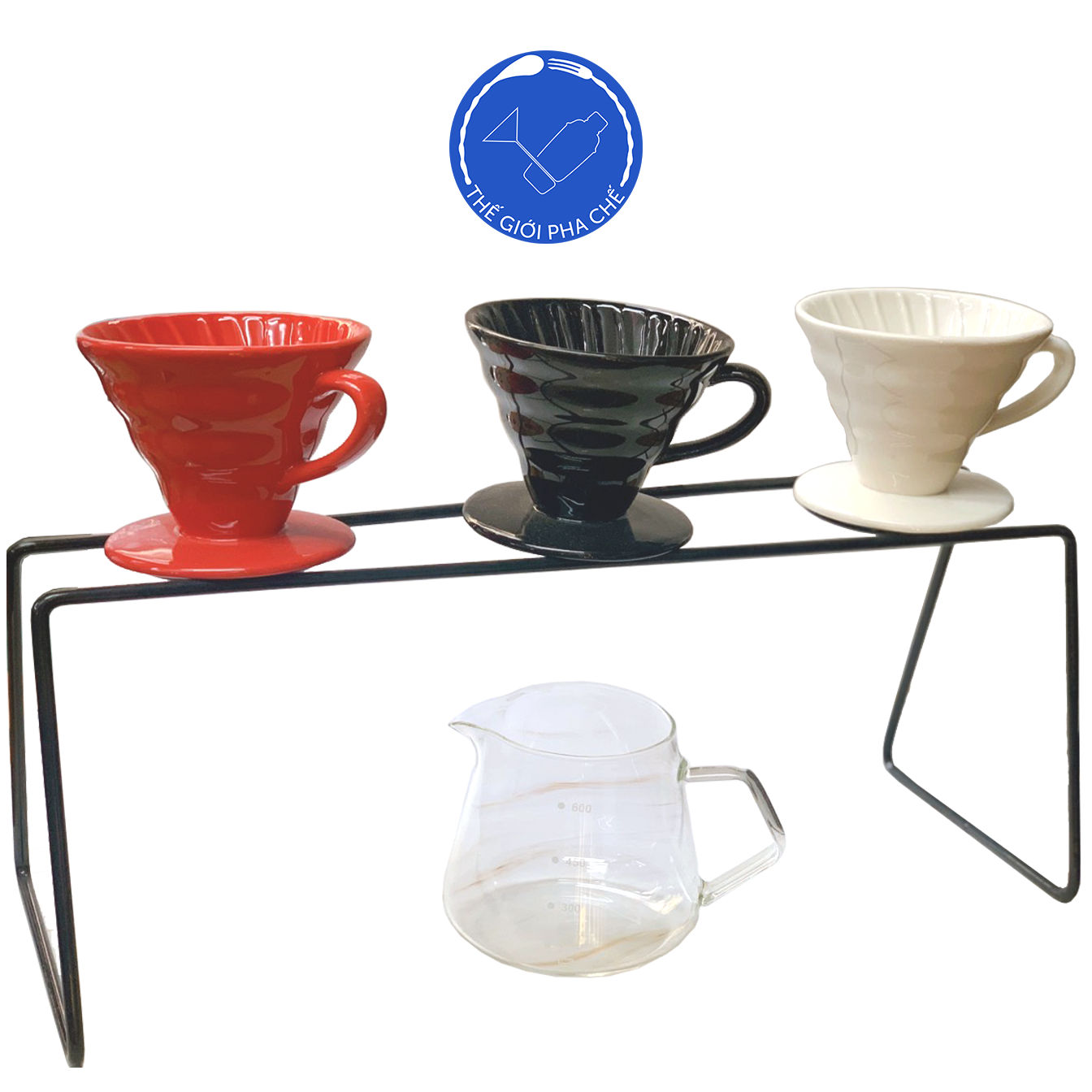 Giá để phễu lọc cafe 3 ngăn - 3
