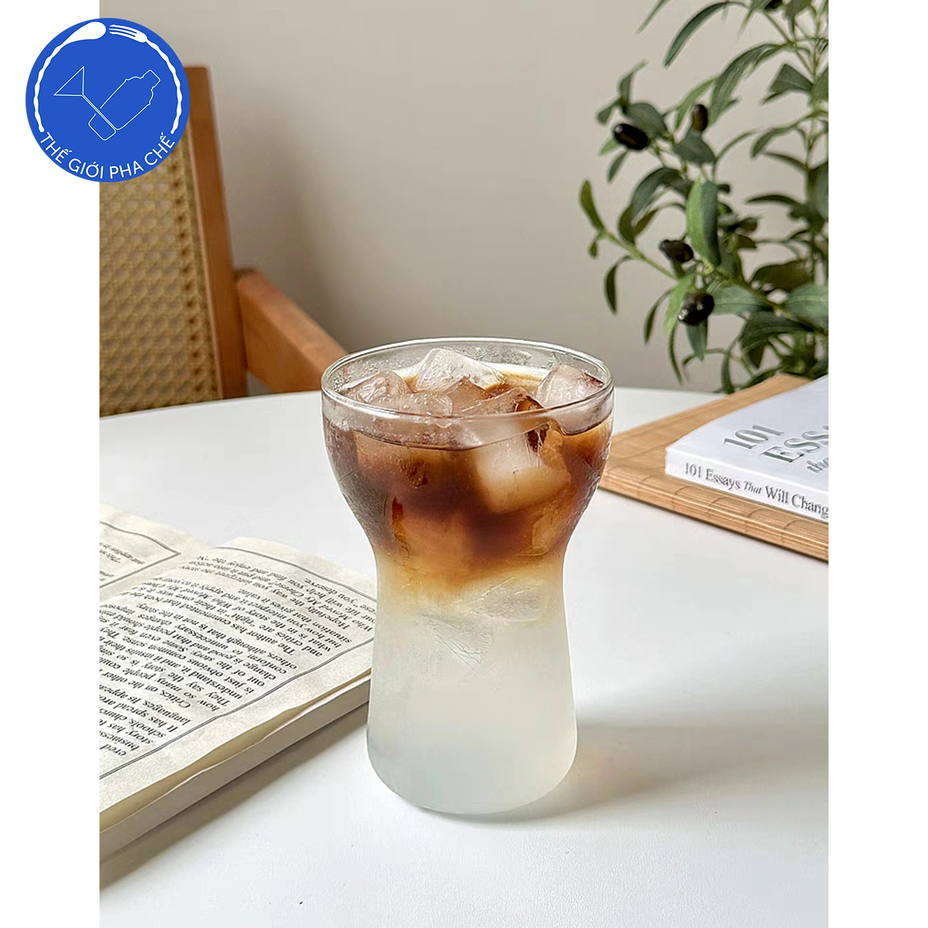 Ly thủy tinh eo cao (Cái) 450ml - RMB8801