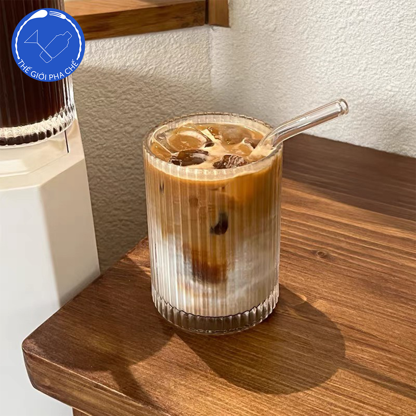 Ly thủy tinh kẻ sọc (Bộ 6c) 250ml - 309TH - Trung Quốc - 4