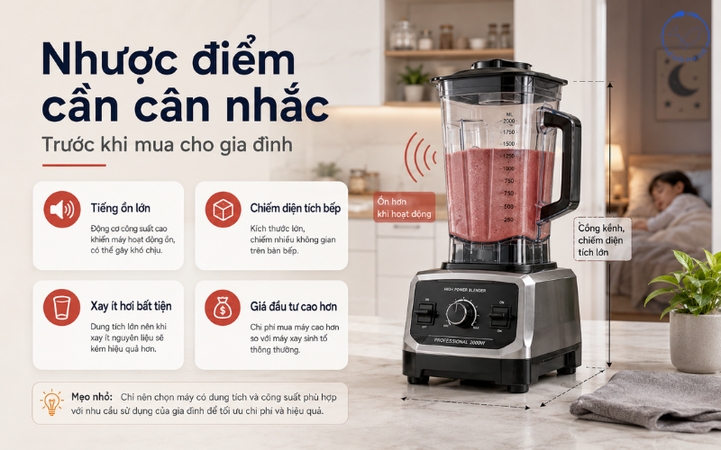 Lưu ý khi mua máy xay công nghiệp cho gia đình