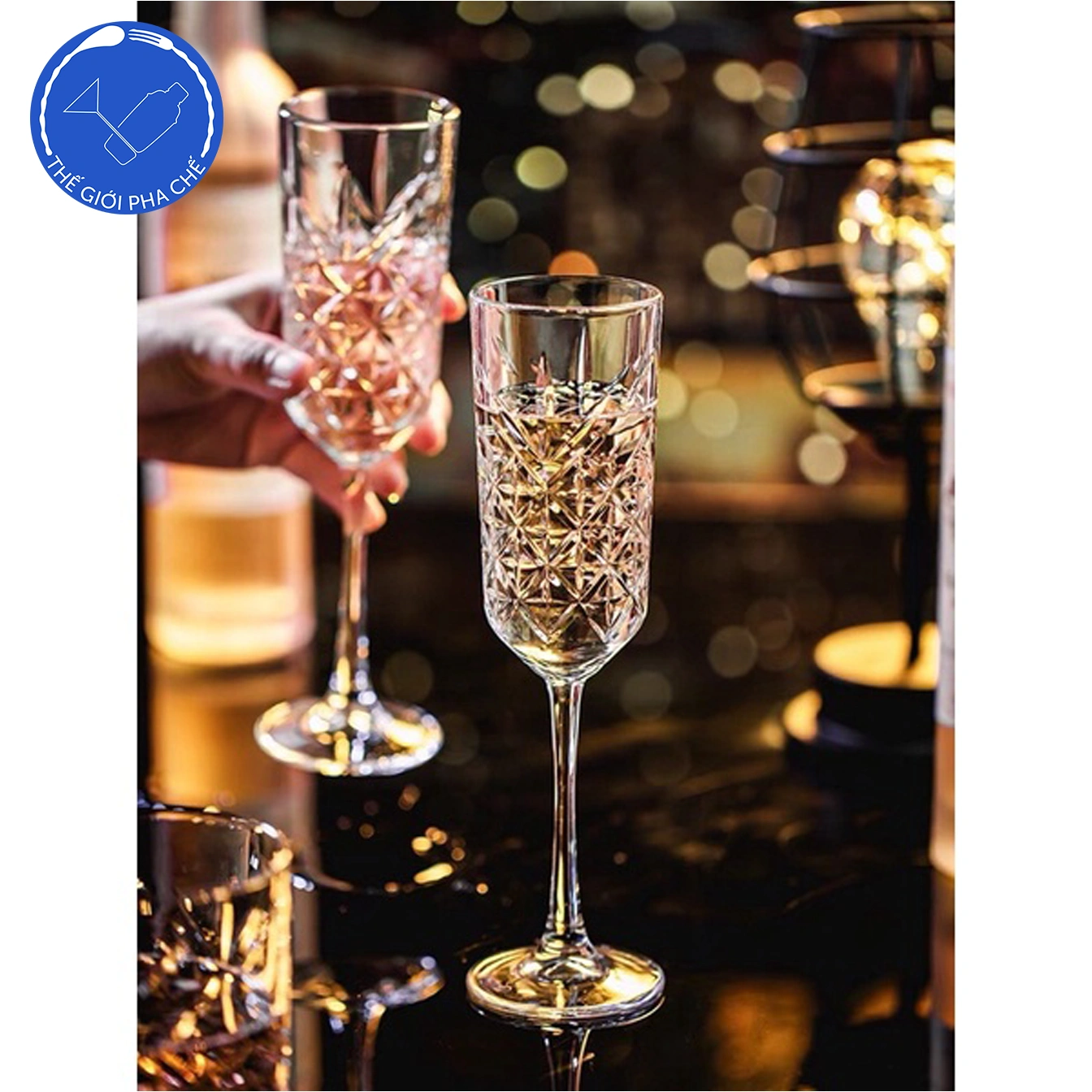 Ly thủy tinh Pasabahce Timeless Champange Flutes (Bộ 12c) 175ml - 440356 - SX Thổ Nhỹ Kỳ